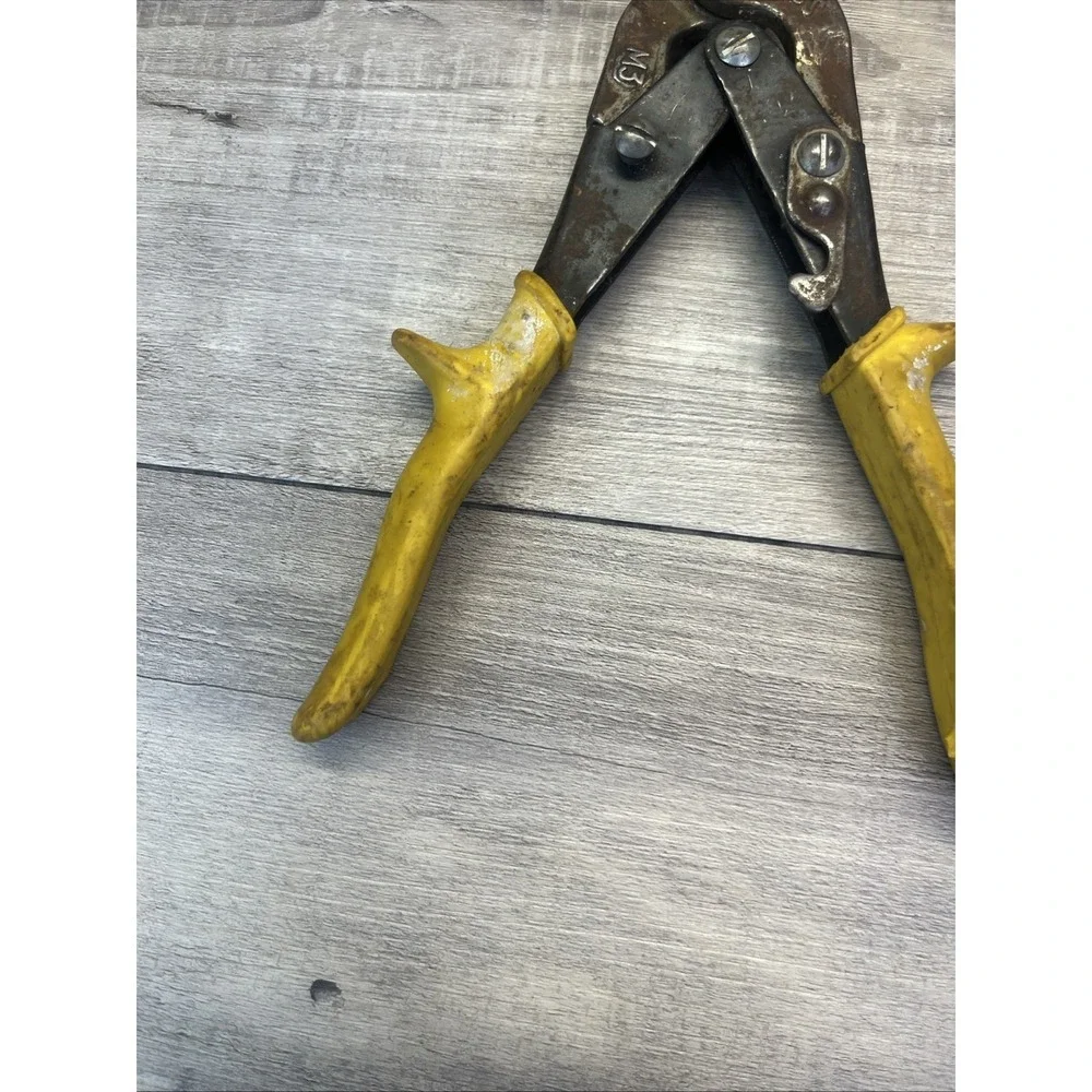 Vintage Wiss M3 Tin Snips Straight Cut Aviation 10